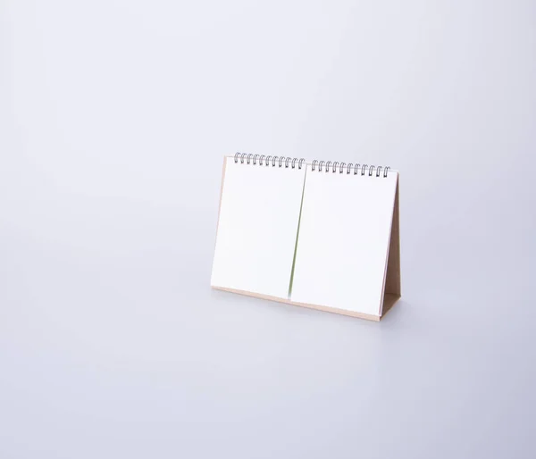 Calendar or empty desk calendar on the background. — Stock Photo, Image