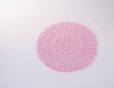 arka plan üzerinde masa mat veya dantel yer mat.