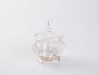 kavanoz veya kristal kavanozun arka planda.