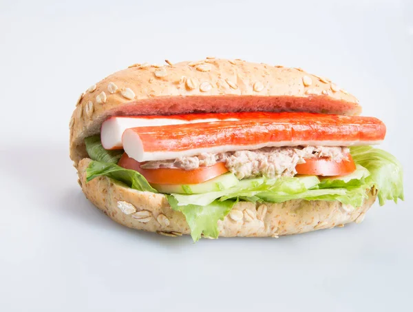 Sandwich or health sandwich on the background. — Stock Photo, Image