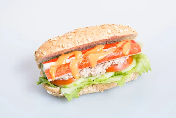 Sándwich o sándwich de salud en el fondo . — Foto de Stock