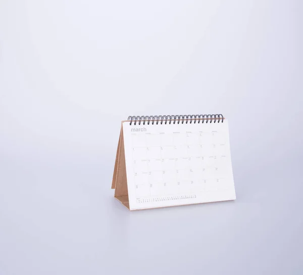 Calendario o mese calendario pianificatore su sfondo . — Foto Stock