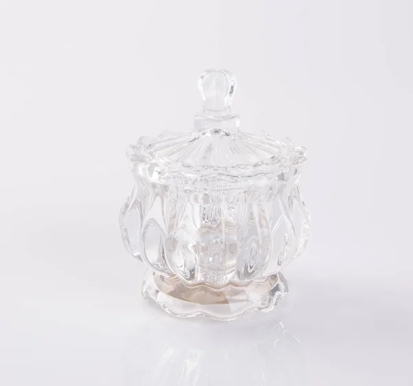 Jar 或水晶 jar 的背景. — 图库照片