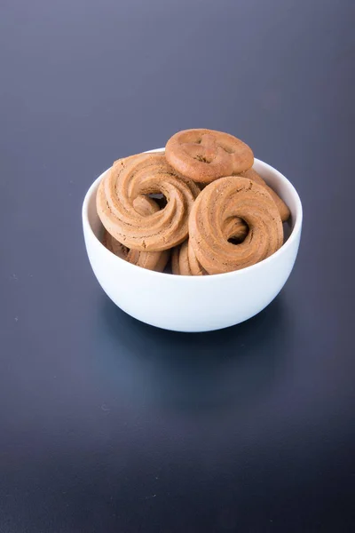 Cookie oder verschiedene Cookies auf einem Hintergrund. — Stockfoto