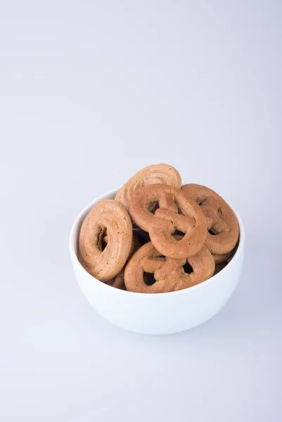 Cookie oder verschiedene Cookies auf einem Hintergrund. — Stockfoto