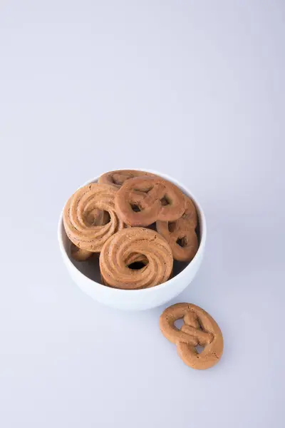 Cookie oder verschiedene Cookies auf einem Hintergrund. — Stockfoto