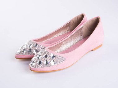 Ayakkabı veya bir arka plan üzerinde kadın ayakkabı.