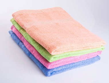 havlu veya bir arka plan üzerinde banyo havlusu.
