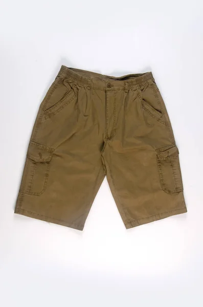 Byxor eller mannen shorts på en bakgrund. — Stockfoto