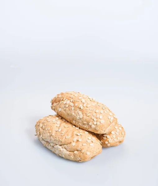 백그라운드에 빵 이나 귀리 빵. — 스톡 사진