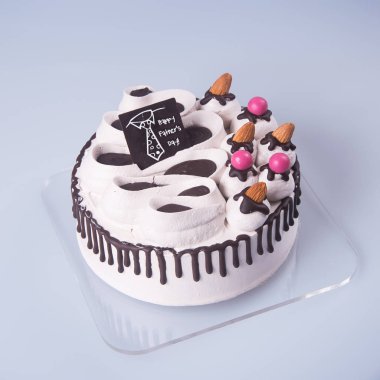 kek veya Babalar günü pasta bir arka plan üzerinde.