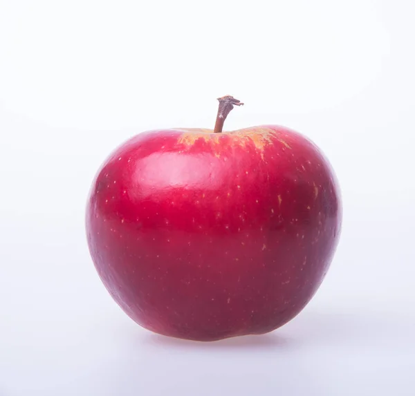 Pomme ou pomme rouge sur fond . — Photo