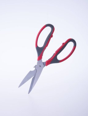 makas veya bir arka plan üzerinde mutfak makas.