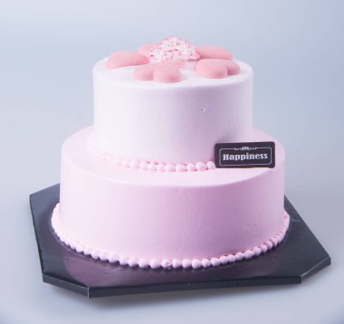 kek ya da pasta dondurma arka plan üzerinde.