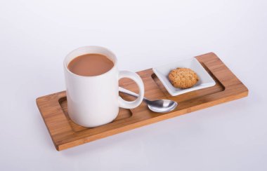 kahve veya kahve ile arka plan çerezleri.