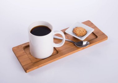 kahve veya kahve ile arka plan çerezleri.