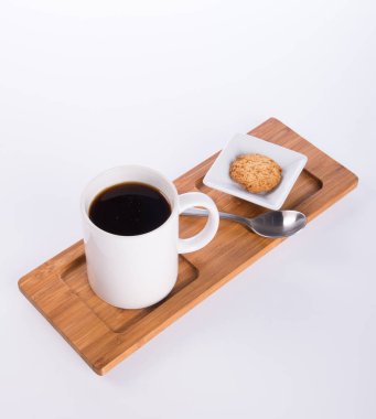 kahve veya kahve ile arka plan çerezleri.