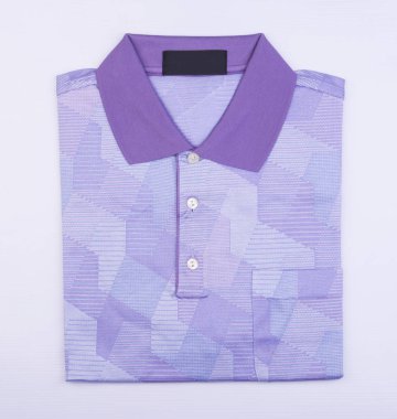 gömlek ya da erkek polo gömlek arka plan üzerinde katlanmış.