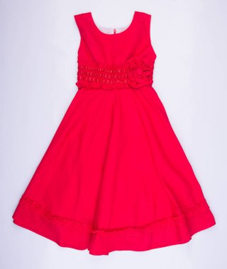 Çocuk elbise ya da arka plan üzerinde elbise kız.