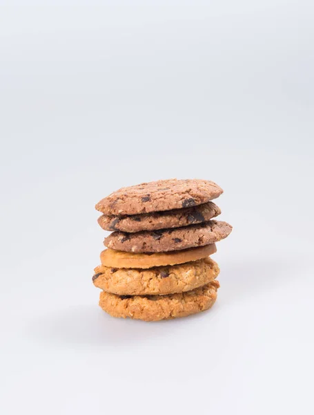 Cookie o galletas hechas a mano en un fondo . — Foto de Stock