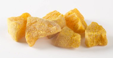 meyve ya da arka planda kuru zencefil korunmuş.