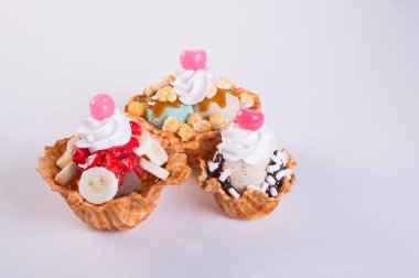 dondurma kaşık veya karışık dondurma kaşık toz dondurma adam