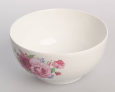 kase ya da arka plan üzerinde seramik tabak.