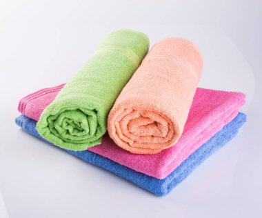havlu veya bir arka plan üzerinde banyo havlusu.