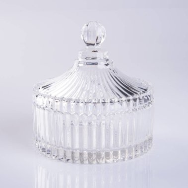 bir arka plan üzerinde cam veya şeker kavanoz.