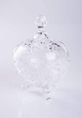 bir arka plan üzerinde cam veya şeker kavanoz.