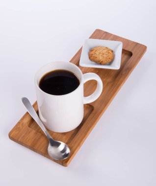 kahve veya kahve ile arka plan çerezleri.