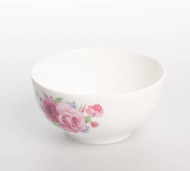 kase ya da arka plan üzerinde seramik tabak.