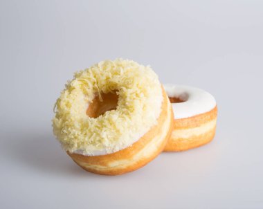 çörek veya arka planda lezzetli çörek.