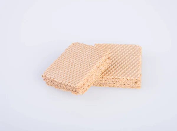 Wafer of wafer koekje op de achtergrond. — Stockfoto