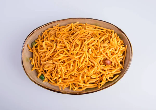 Murukku o tradizionale indiano snack chakli e chakali su backgr — Foto Stock