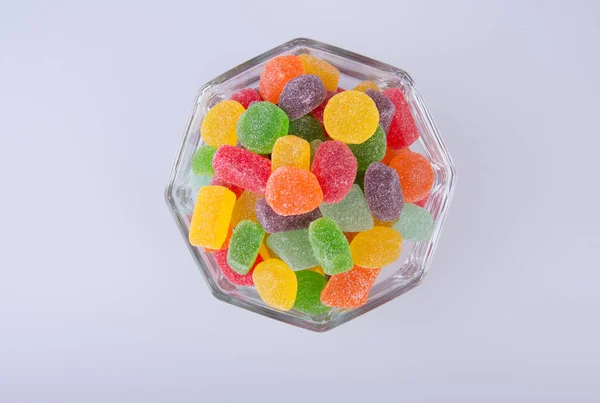 Caramelos o caramelos de gelatina en el fondo . —  Fotos de Stock