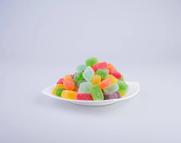 Bonbons oder Gelee Bonbons auf dem Hintergrund. — Stockfoto