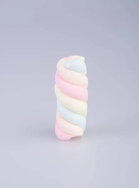 Marshmallows eller marshmallows godis på bakgrunden. — Stockfoto