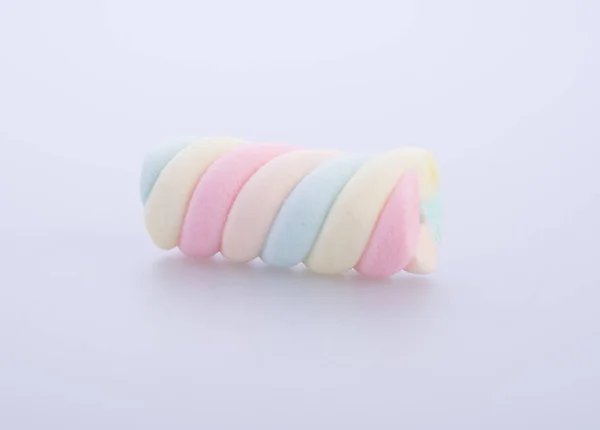 Marshmallows vagy mályvacukrot candy a háttérben. — Stock Fotó