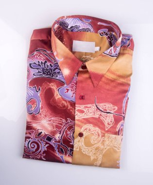 gömlek ya da arka plan adamın batik forması.