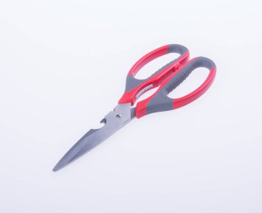 makas veya bir arka plan üzerinde mutfak makas.