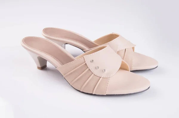 Schoen of vrouw schoen op een achtergrond. — Stockfoto