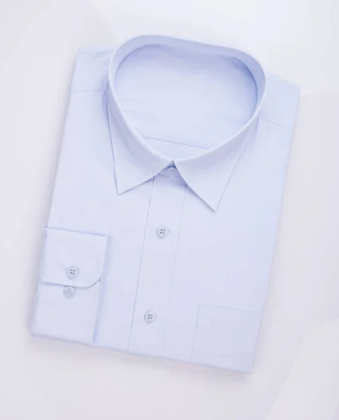 Shirt eller män klänning skjorta på bakgrund. — Stockfoto