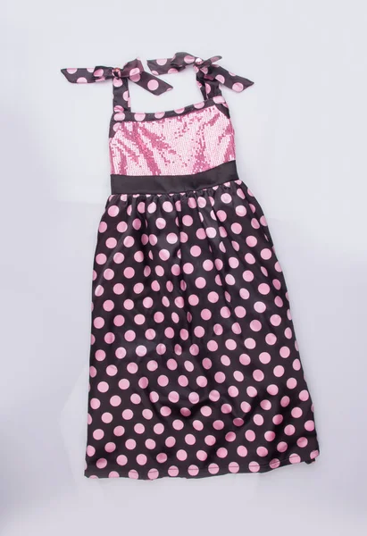 Camisa ou "vestido de menina" de crianças em um fundo . — Fotografia de Stock