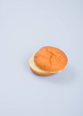 Burger topuz veya arka plan hamburger çörek.