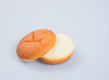 Burger topuz veya arka plan hamburger çörek.