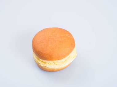 bir arka plan üzerinde Burger veya yumurta burger.