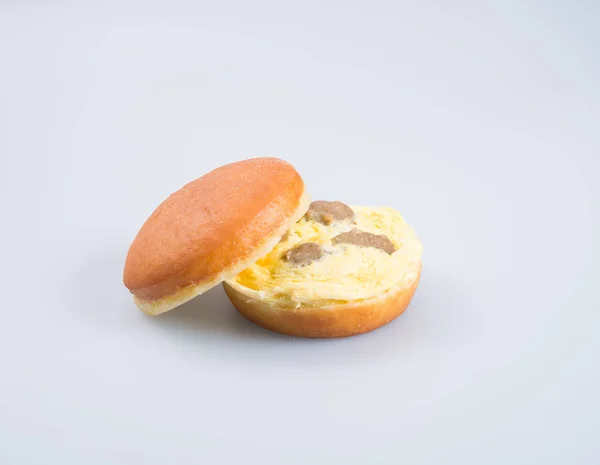 Burger or egg burger on a background. — Stock Photo, Image