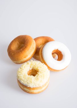 çörek veya arka planda lezzetli çörek.