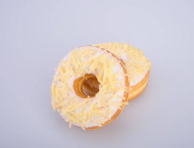 çörek veya arka planda lezzetli çörek.